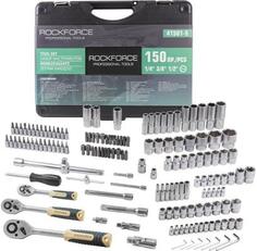 Rockforce Набор инструмента 1/2&amp;1/4&amp;3/8DR с 6-гранными головками, 150 предметов RF-41501-5(11889)
