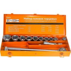 АвтоDело набор головок 3/4 22-50мм, 14 предм. 39828 13055