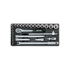 HONITON Набор инструмента 1/2 в ложементе, 27 предметов, IK-1400270B