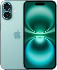 Смартфон Apple A3287 iPhone 16 256Gb бирюзовый моноблок 3G 4G 1Sim 6.1 1179x2556 iOS 18 48Mpix 802.11 a/b/g/n/ac/ax/be NFC GPS Protect