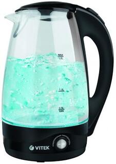 Чайник Vitek VT-7034 TR 2200 Вт чёрный прозрачный 1.8 л пластик/стекло