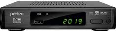 Perfeo DVB-T2/C приставка LEADER для цифр.TV, Wi-Fi, IPTV, HDMI, 2 USB, DolbyDigital, пульт ДУ