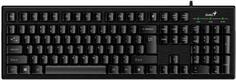 Клавиатура проводная Genius KB-101 USB черный
