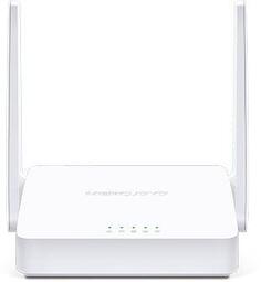 Беспроводной маршрутизатор ADSL Mercusys MW300D 802.11bgn 300Mbps 2.4 ГГц 3xLAN белый