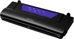 Вакуумный упаковщик Kitfort КТ-1528-1 110Вт черный/фиолетовый