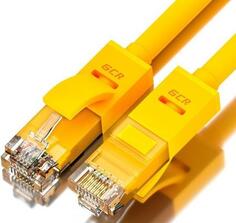 Патч-корд UTP 5E категории 1.0м Greenconnect GCR-LNC02-1.0m литой желтый