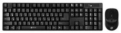 Комплект беспроводной Oklick 210M Wireless Keyboard&amp;Optical Mouse Black USB чёрный USB 612841