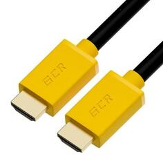 Кабель HDMI 5м Green Connection GCR-HM441-5.0m круглый черный/желтый