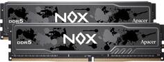Оперативная память для компьютера 32Gb (2x16Gb) PC5-48000 6000MHz DDR5 DIMM Unbuffered CL40 Apacer NOX AH5U32G60C512MBAA-2