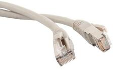Патч-корд RJ45 - RJ45, 4 пары, FTP, категория 5е, 5 м, серый, TWT TWT-45-45-5.0/S-GY