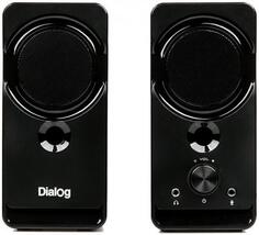 Dialog Stride AST-22UP - акустические колонки 2.0, 8W RMS, Phone Out, Mic In, черные, питание от USB