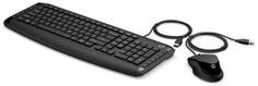 Клавиатура + мышь HP Pavilion KeyboardandMouse200 клав:черный мышь:черный USB
