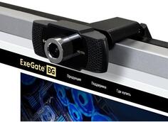 Веб-камера Exegate EX287377RUS BusinessPro C922 HD (матрица 1/3 1,3 Мп, 1280х720, 720P, 30fps, 4-линзовый объектив, USB, микрофон с шумоподавлением,