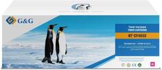 Картридж G&amp;G, аналог HP CF403X/201X красный 2.3k с чипом GG