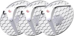 MikroTik LHG 5 Tripack (Three units of LHG 5 with 24.5dBi 5GHz antenna, Dual Chain 802.11an wireless, 600MHz CPU, 64MB RAM, 1x LAN, POE, PSU, RouterOS