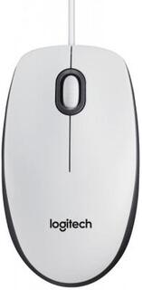 Logitech Mouse M100, White, USB, 1000dpi, [910-006764]