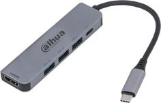 DAHUA Док станция 7 in 1 USB 3.1 Type-C to USB 3.0 + HDMI + SD/TF + PD Docking Station