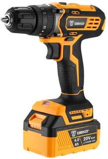 Дрель-шуруповерт Deko DKCD20 IMPACT аккум. патрон:быстрозажимной (063-4420) ДЕКО