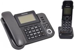 Радиотелефон DECT Panasonic KX-TGF310RUM серый металлик