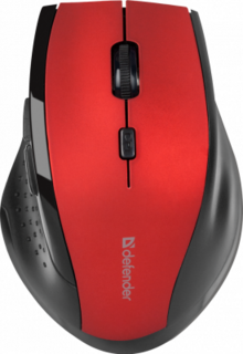 Мышь беспроводная Defender Accura MM-365 красный USB