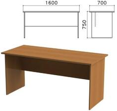 Стол письменный Монолит, 1600х700х750 мм, цвет орех гварнери, СМ3.3