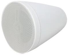 Акустическая система Intrend [ITSPK-550PT-W] двухполосная, подвесная, 5НЧ, 1ВЧ, 3,75/7,5/15/30Вт(100В), 50Вт(8Ом), Форма: круглая, Цвет: белый (в уп