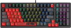 Клавиатура A4Tech Bloody S98 механическая красный/черный USB for gamer LED (SPORTS RED)