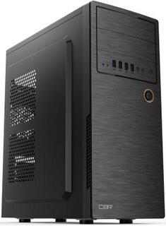 PCC-ATX-E180-USB22-450W Корпус ATX Miditower E180, c БП ATX450-12EC (450W/120mm), 2*USB 2.0, HD Audio+Mic, Black CBR