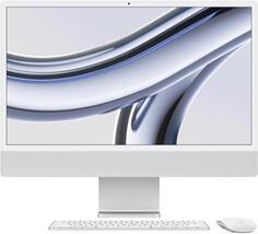 Моноблок Apple iMac A2874 24 4.5K M3 8 core (4) 16Gb SSD256Gb 8 core GPU macOS WiFi BT 143W клавиатура мышь Cam серебристый 4480x2520