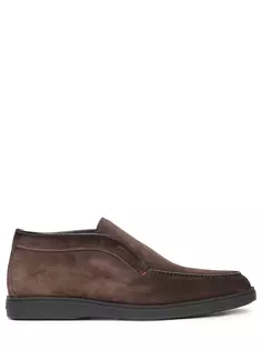 Ботинки замшевые на меху Santoni