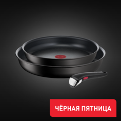 Набор посуды со съемной ручкой l Ingenio Unlimited 3 предмета 22/26 см L7639032 Tefal