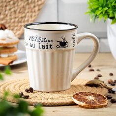 Кружка керамика, 420 мл, Кофе брейк, B060774