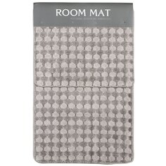 Набор ковриков для ванной и туалета, антискользящий, 2 шт, 0.46х0.78, 0.39х0.48 м, полиэстер, серый, A090025