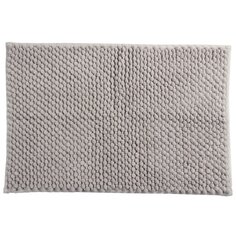 Коврик для ванной для ванной комнаты, 0.4х0.6 м, полиэстер, серый, Super Bobbel, A160035, нет