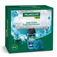 Набор подарочный Palmolive гель для мужчин Спорт 250 мл и мочалка