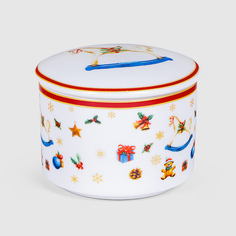 Шкатулка White Rabbit Christmas подарочная 8х8х5,7 см