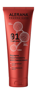 Шампунь для реконструкции и стимулирования роста волос Alerana 01 Шампунь Формула кератинового восстановления