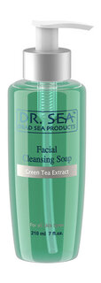 Очищающее мыло для лица с экстрактом зеленого чая Dr.Sea Facial Cleansing Soap with Green Tea Extract