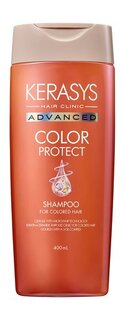 Шампунь для окрашенных волос с кератином и церамидами Kerasys Advanced Color Protect Shampoo