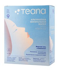 Успокаивающая выравнивающая маска для лица Teana Альгинатная минеральная маска Ларец Аквилона