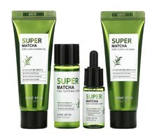 Набор для сужения пор с чаем матча и кислотами Some by Mi Super Matcha Pore Care Starter Kit