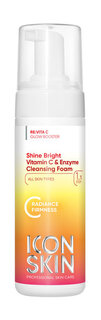 Пенка для умывания с витамином C и энзимами Icon Skin Shine Bright Vitamin C & Enzyme Cleansing Foam