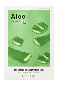 Увлажняющая маска для сухой кожи лица с экстрактом алоэ Missha Airy Fit Sheet Mask Aloe