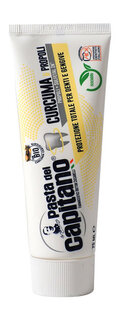 Зубная паста с куркумой и прополисом Pasta del Capitano Curcuma & Propolis Toothpaste