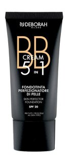 Тональный BB-крем для лица 5-в-1 Deborah Milano BB Cream 5 in 1 Skin Perfector Foundation SPF 20