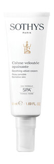 Успокаивающий крем для чувствительной кожи лица Sothys Soothing Velvet Cream