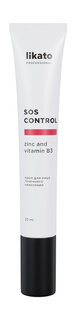 Точечный крем против воспалений с цинком и витамином В3 Likato Professional SOS Control Zinc and Vitamin B3