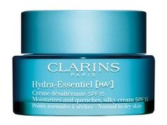 Увлажняющий дневной крем для нормальной и сухой кожи лица Clarins Hydra-Essentiel Moisturizes and Quenches, Silky Cream SPF 15