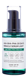 Легкая сыворотка для лица с BHA, AHA и PHA кислотами Some by Mi AHA·BHA·PHA 30 Days Miracle Serum Light