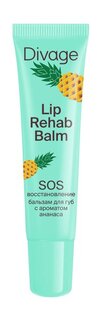 Восстанавливающий бальзам для губ с ароматом ананаса Divage Lip Rehab Balm